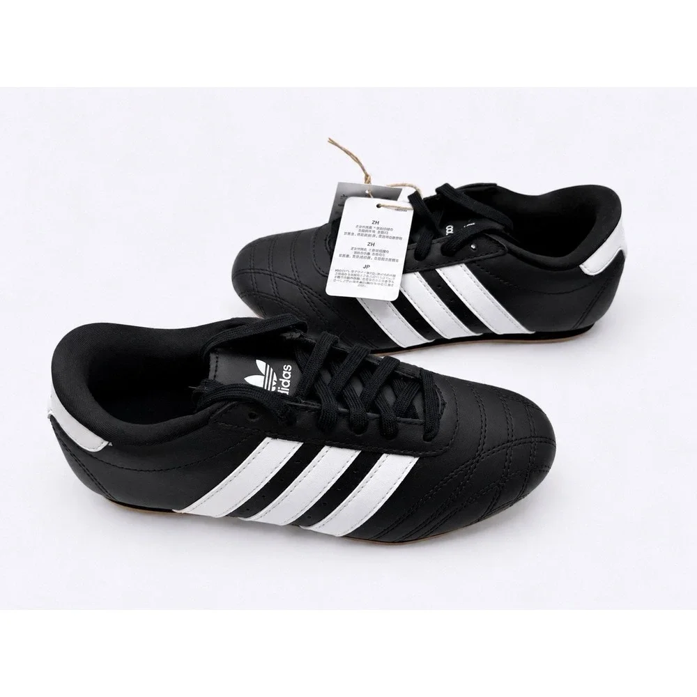 Adidas Taekwondo Lace J JR6807 Black White Gum Youth 4.5Y New W/Box